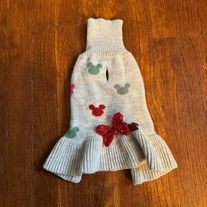 Disney Chewy Minnie Mouse confetti sweater dress, extra small dog or cat
